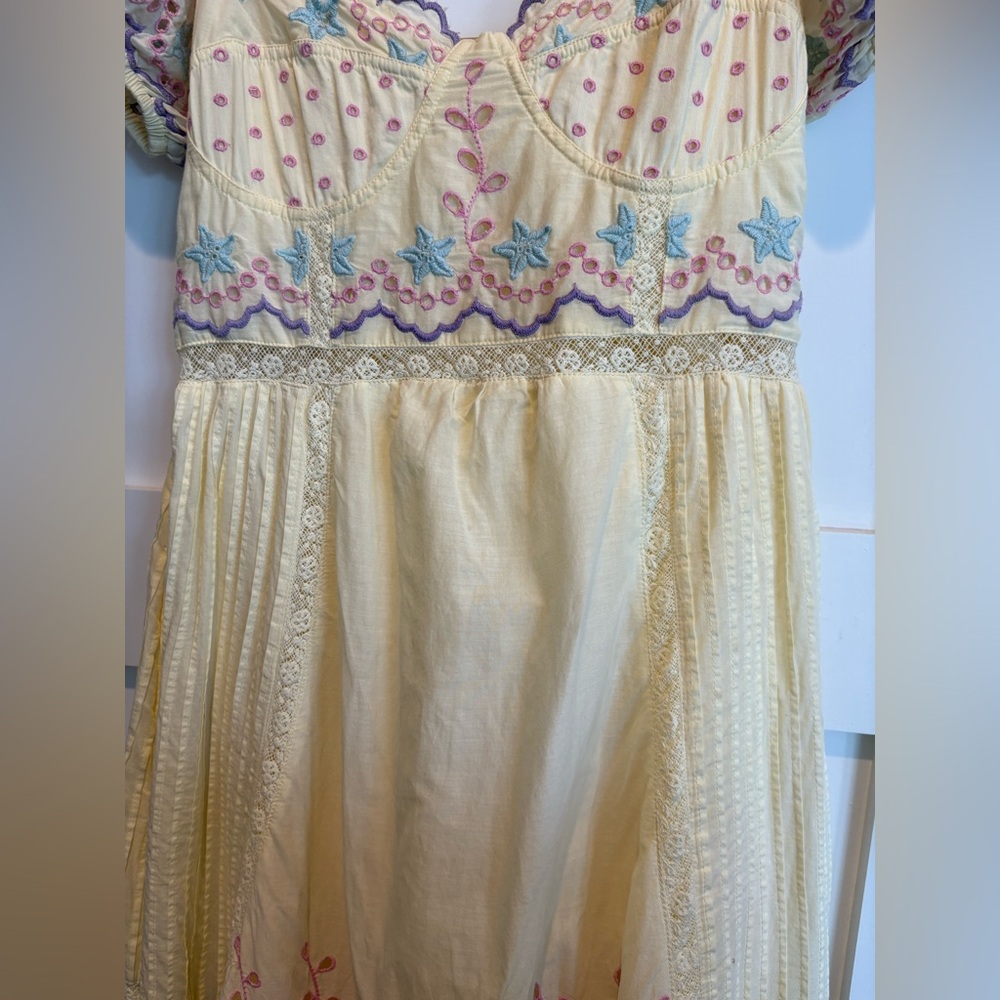 LoveShackfancy Magena crocheted broderie anglaise cotton midi dress - Picture 9 of 10